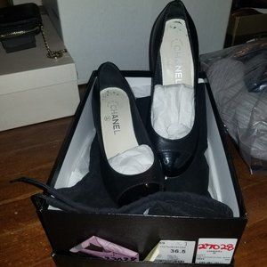 Authentic Chanel Wedges -  Like New, In Box